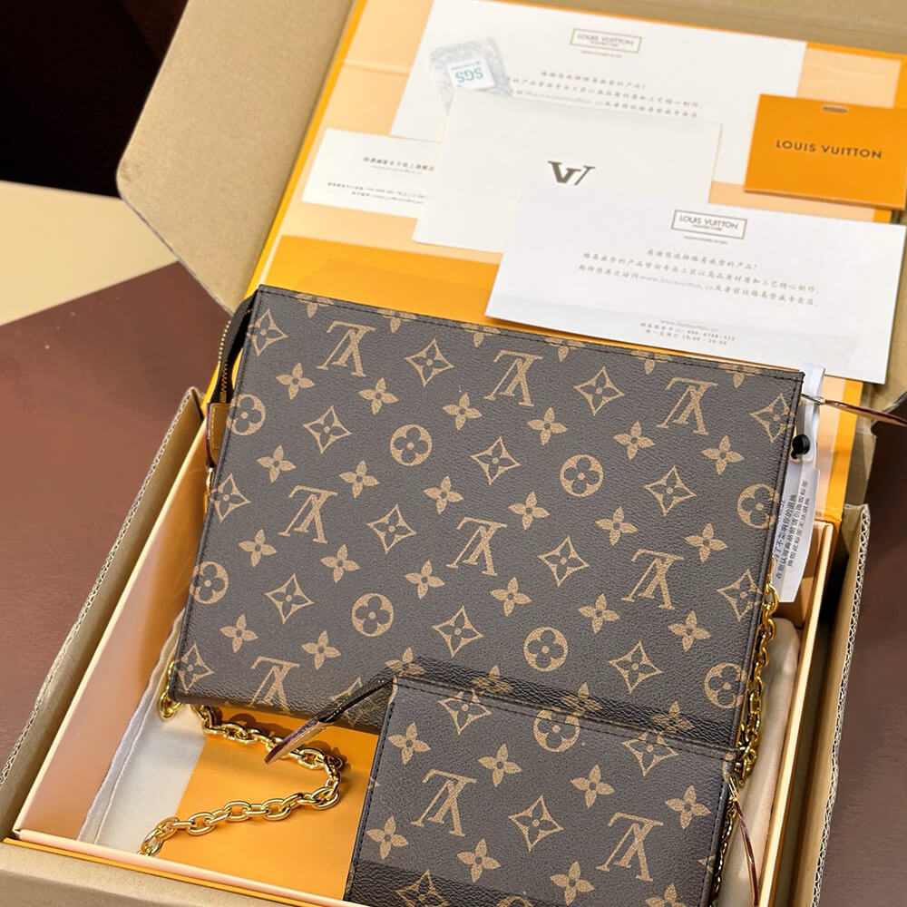 LV Toiletry Pouch On Chain Bag - Replica Luxury Bags™
