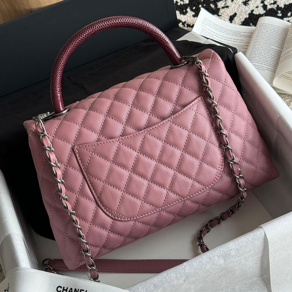 Chanel Large Flap Bag With Top Handle - Replica Luxury Bags™