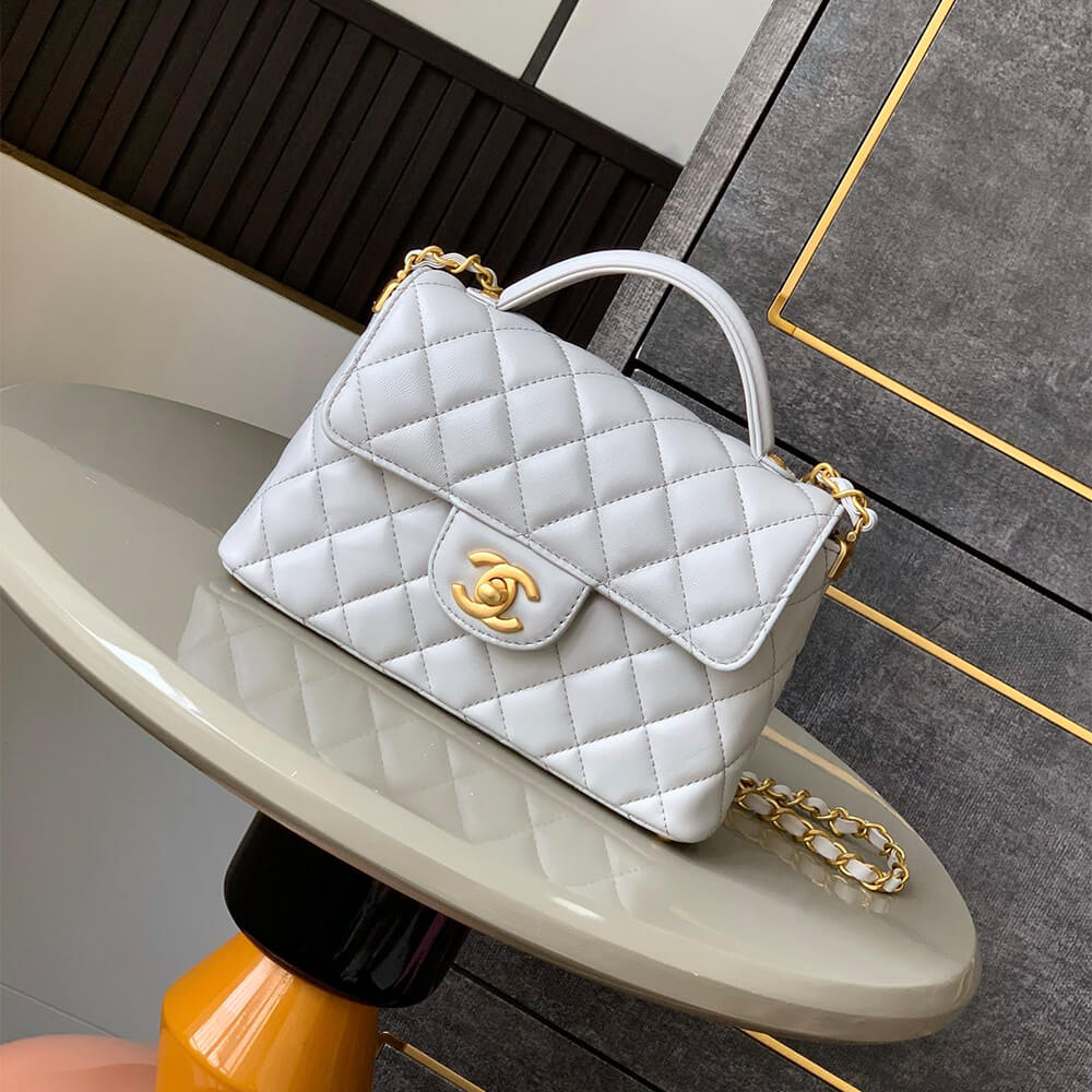 Chanel Small Flap Bag with Top Handle - Replica Luxury Bags™
