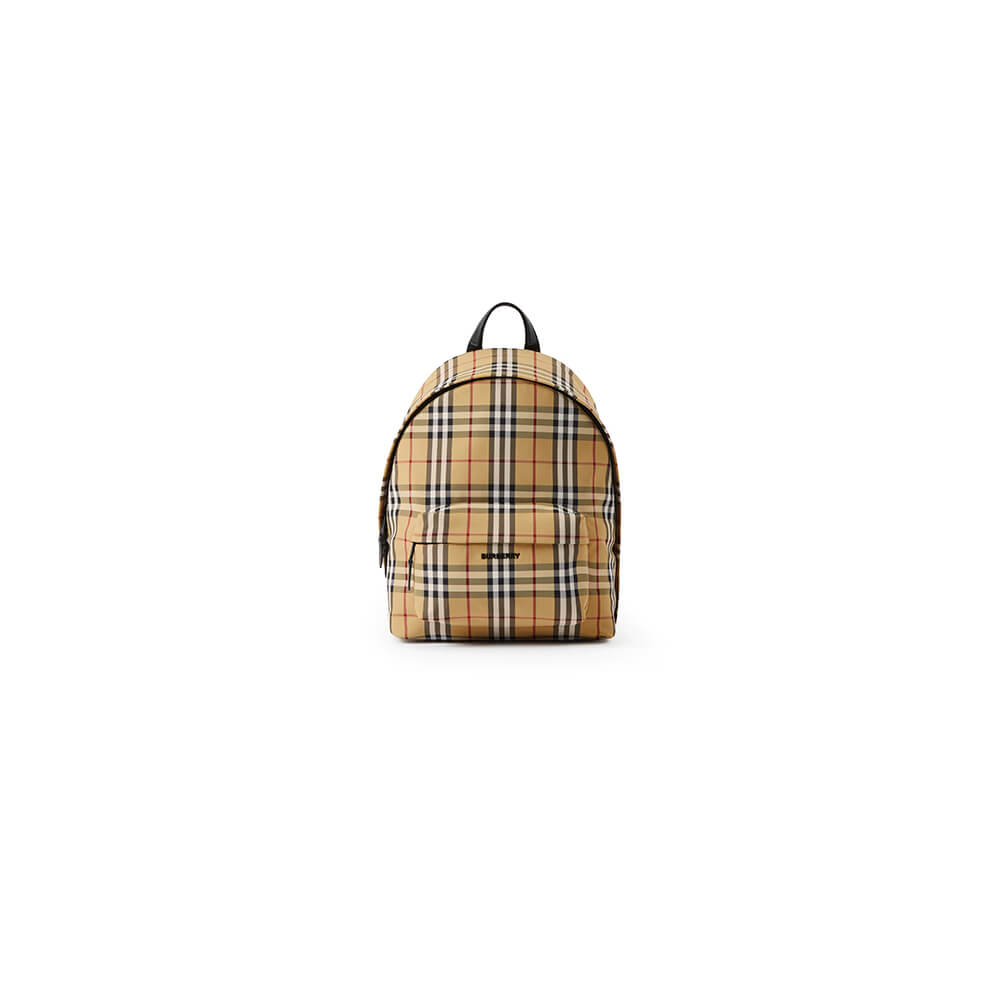 Burberry Check Backpack Bag - Replica Luxury Bags™