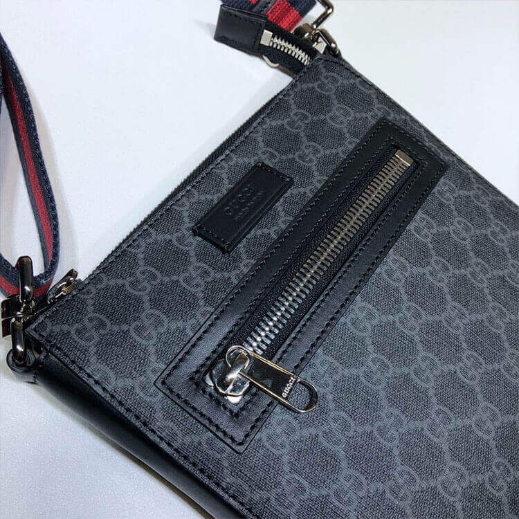 Gucci GG Black Small Messenger Bag - Replica Luxury Bags™