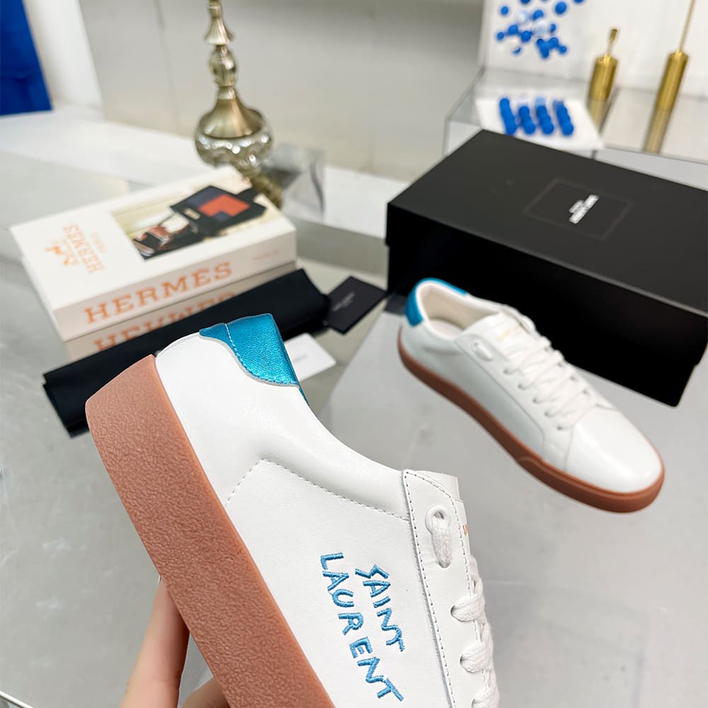 YSL Court Classic Sneaker Shoes - Replica Luxury Bags™