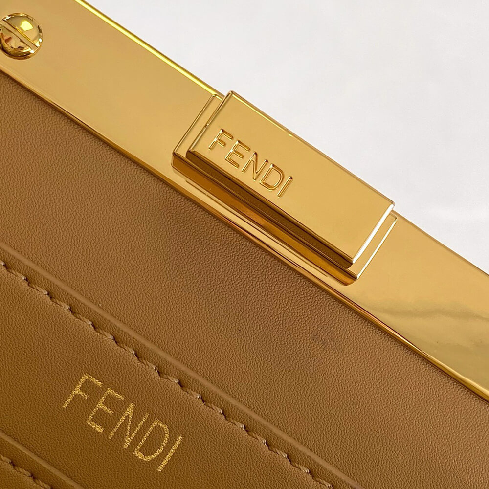 Fendi Peekaboo ISeeU Small Raffia Bag - Replica Luxury Bags™