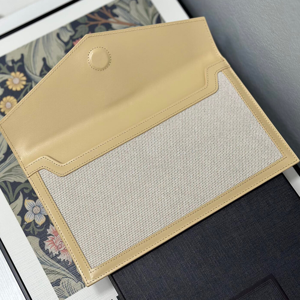 YSL uptown pouch in canvas and leather Bag - Replica Luxury Bags™