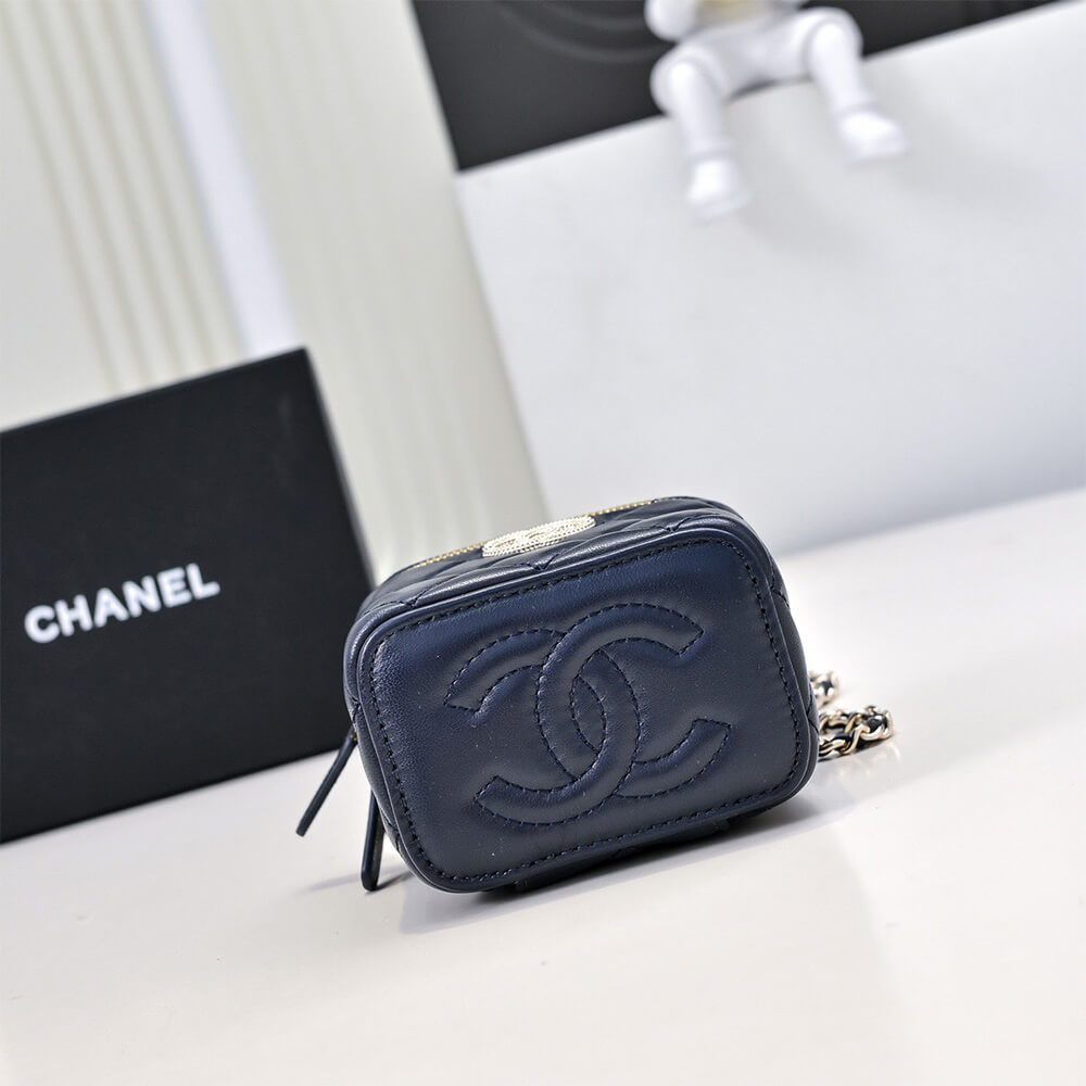 Chanel Small Vanity Bag with Chain - Replica Luxury Bags™