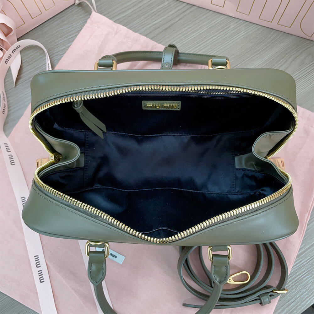 MIUMIU Large Arcadie Leather Bag - Replica Luxury Bags™