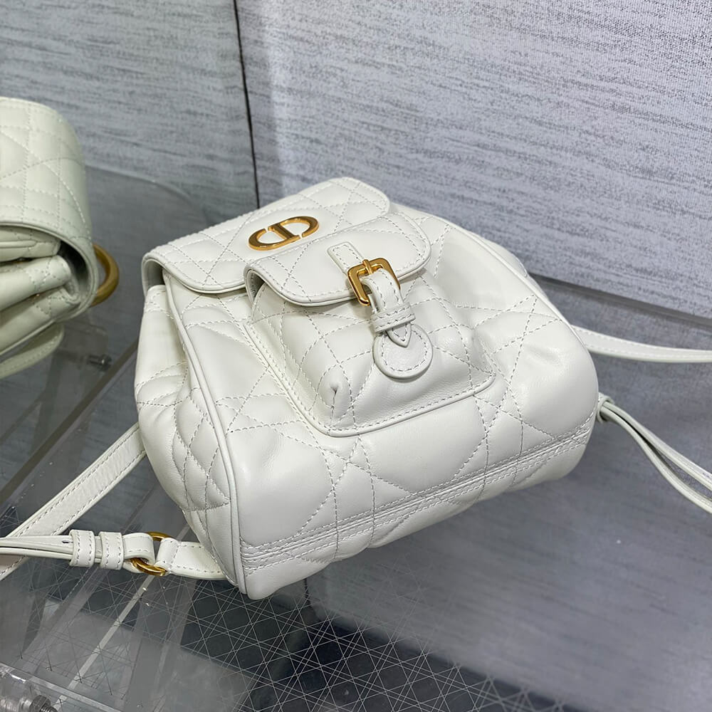 Small Dior Caro Backpack Bag - Replica Luxury Bags™