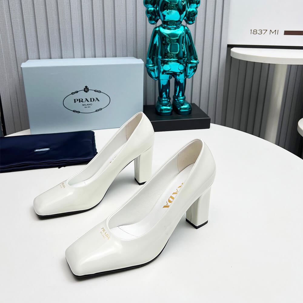 Prada Patent Leather Pumps 85mm Shoes - Replica Luxury Bags™