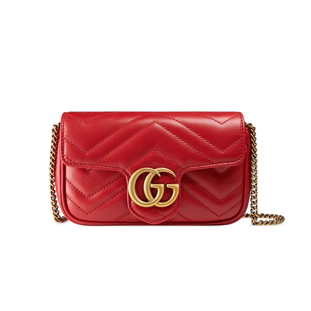 Gucci GG Marmont Matelasse Leather Super Mini Bag - Replica Luxury Bags™