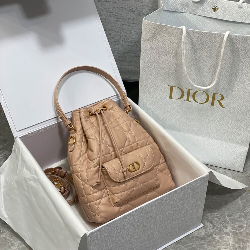 Small Dior Caro Bucket Bag - Replica Luxury Bags™