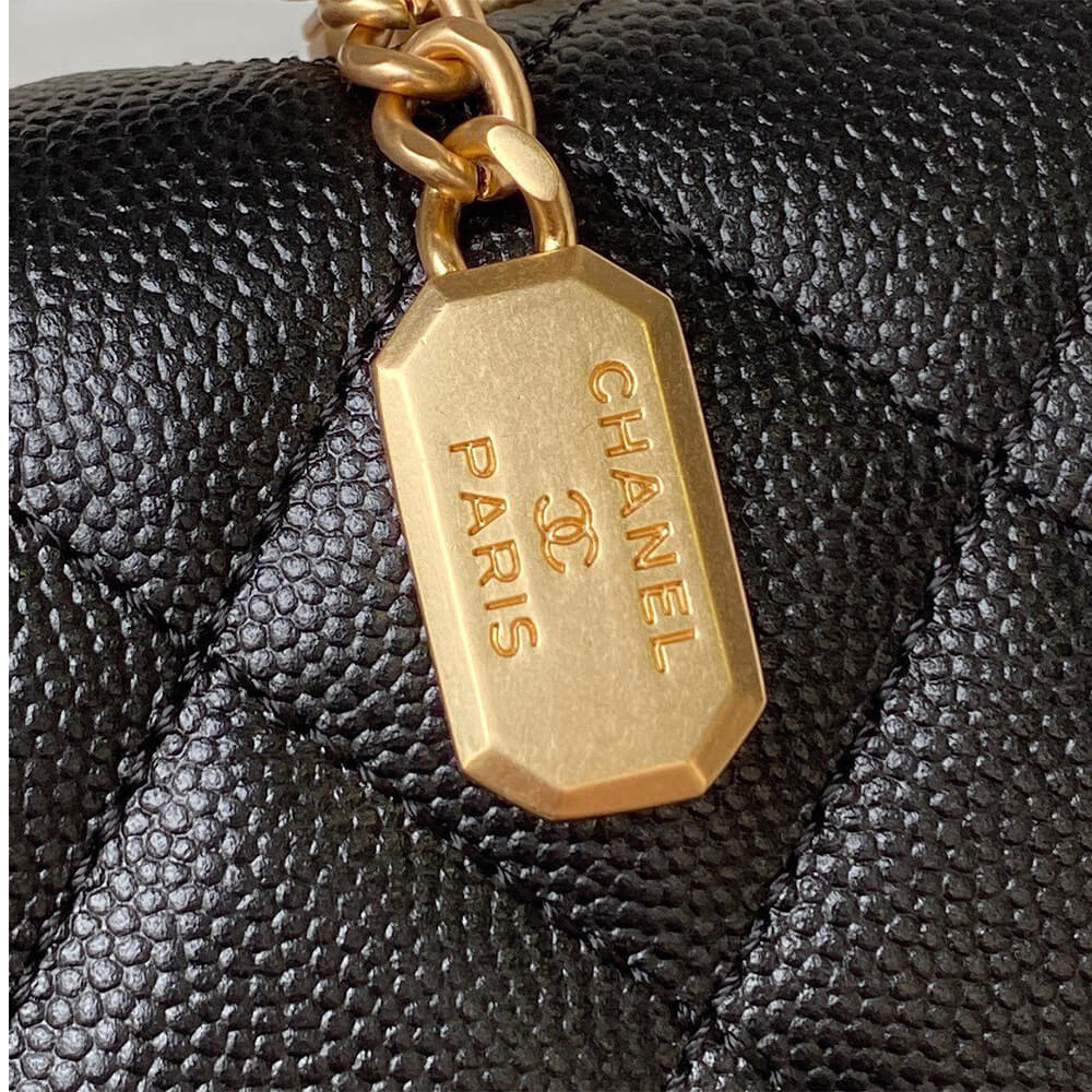 Chanel Mini Flap Bag with Top Handle - Replica Luxury Bags™