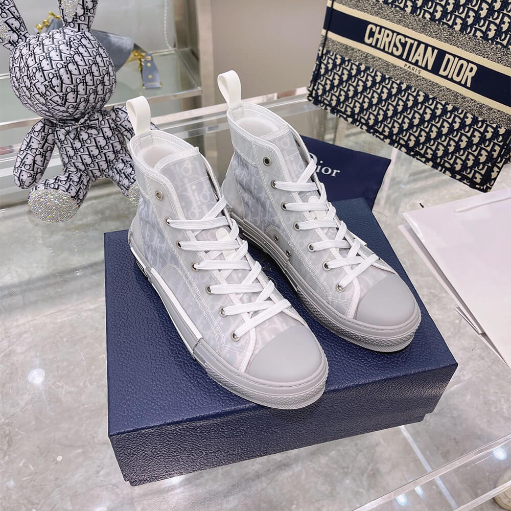 DIOR B23 High-Top Sneakers Dior Oblique Shoes - Replica Luxury Bags™