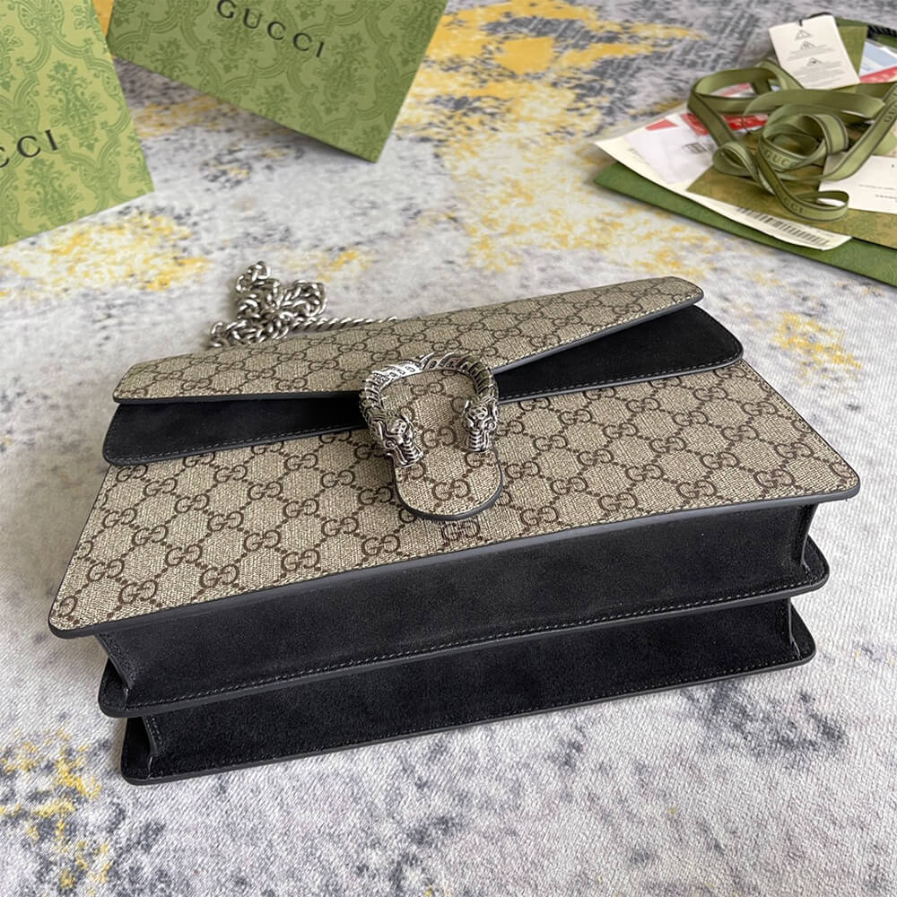 Gucci GG Supreme Medium Dionysus Shoulder Bag - Replica Luxury Bags™