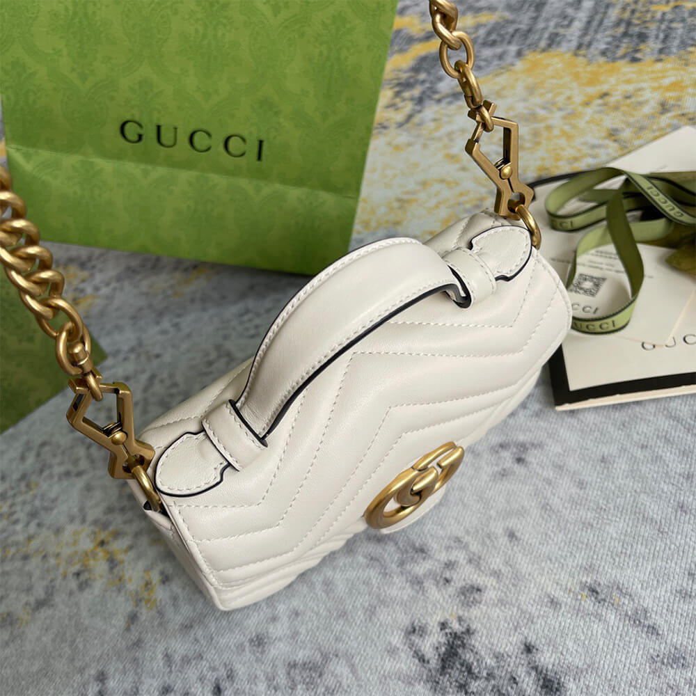 Gucci GG Marmont Mini Top Handle Bag - Replica Luxury Bags™