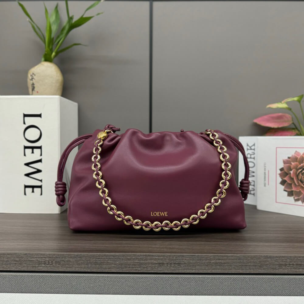 Loewe Medium Flamenco Purse Bag in Mellow Nappa Lambskin - Replica Luxury Bags™