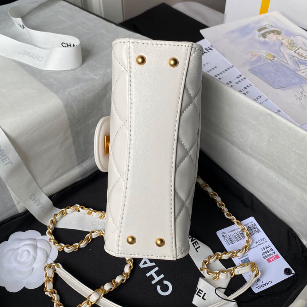 Chanel Mini Flap Bag With Top Handle - Replica Luxury Bags™