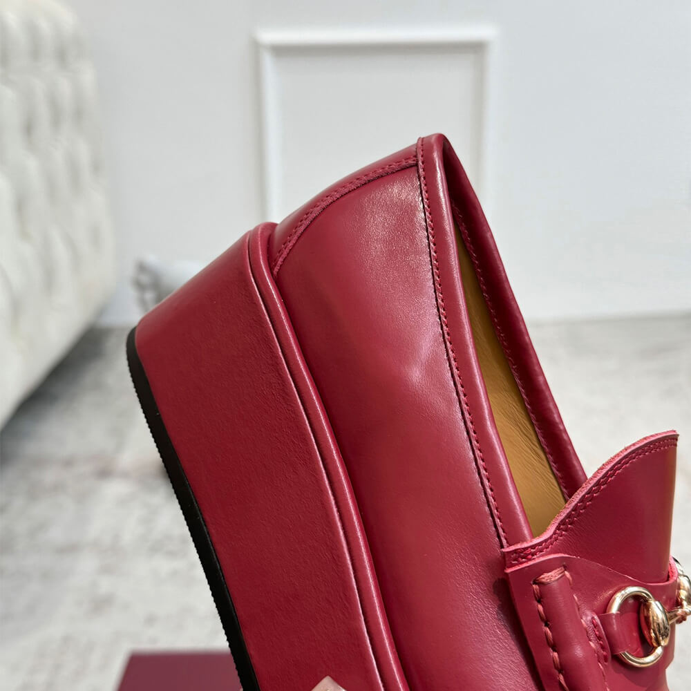 Gucci Women s Horsebit wedge loafer Shoes - Replica Luxury Bags™