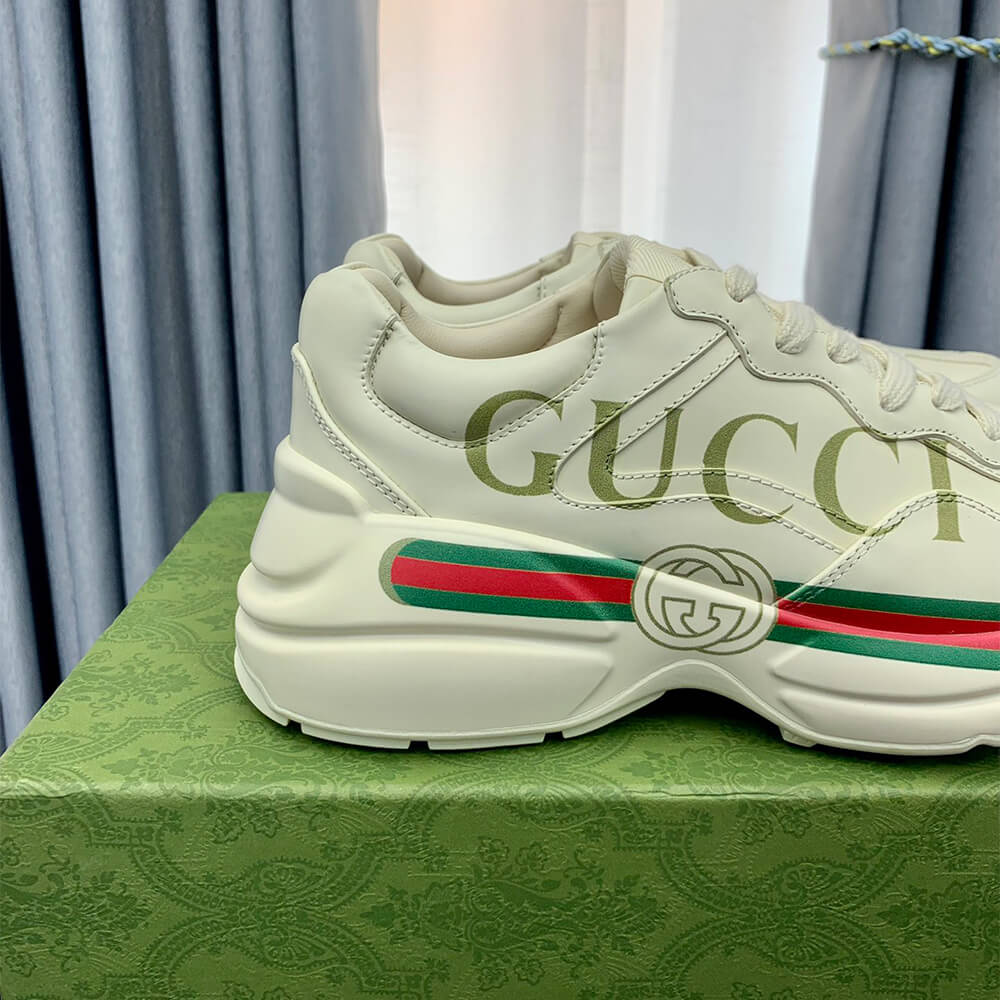 Rhyton sneaker with Gucci logo Shoes - Replica Luxury Bags™