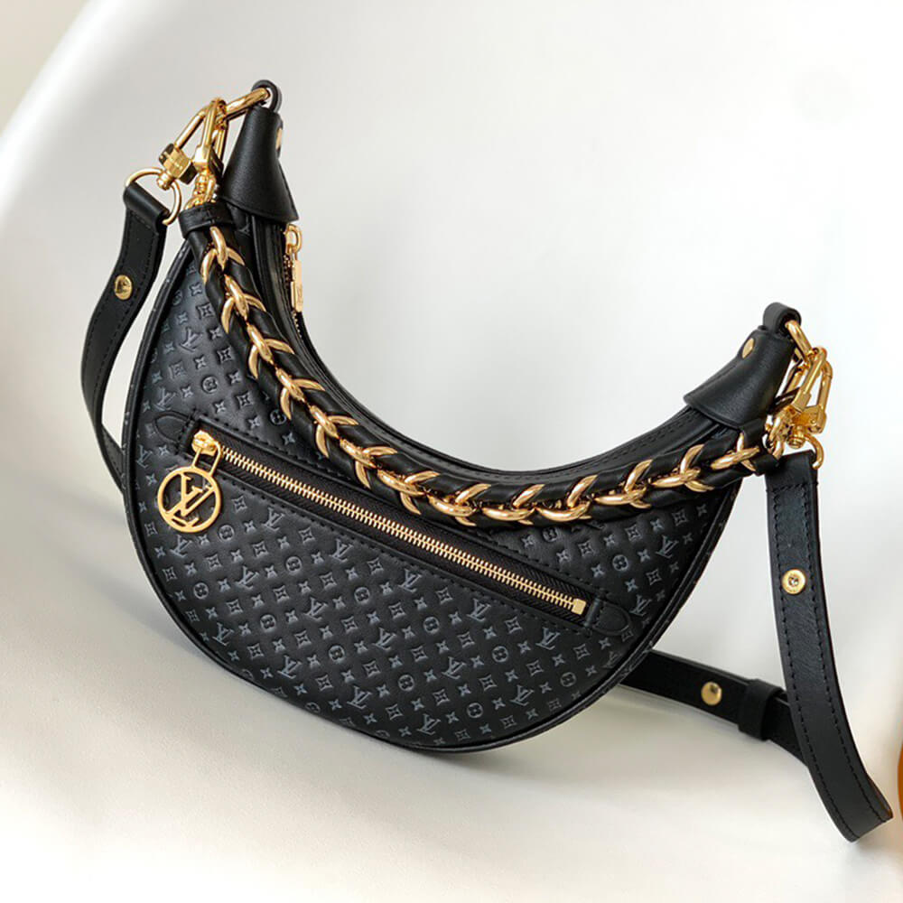 LV Loop Bag in Black - Replica Luxury Bags™