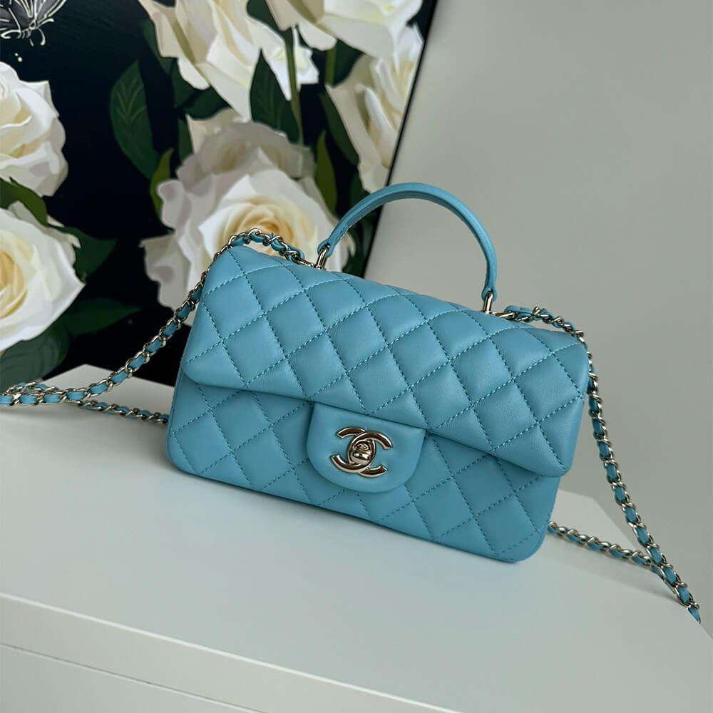 Chanel Mini Classic Handbag With Top Handle - Replica Luxury Bags™