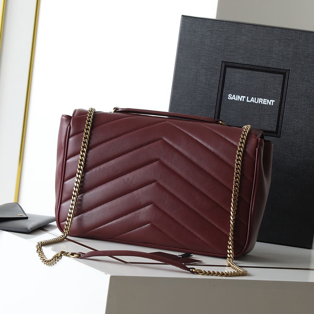 YSL Loulou Large Bag in Matelasse Lambskin - Replica Luxury Bags™