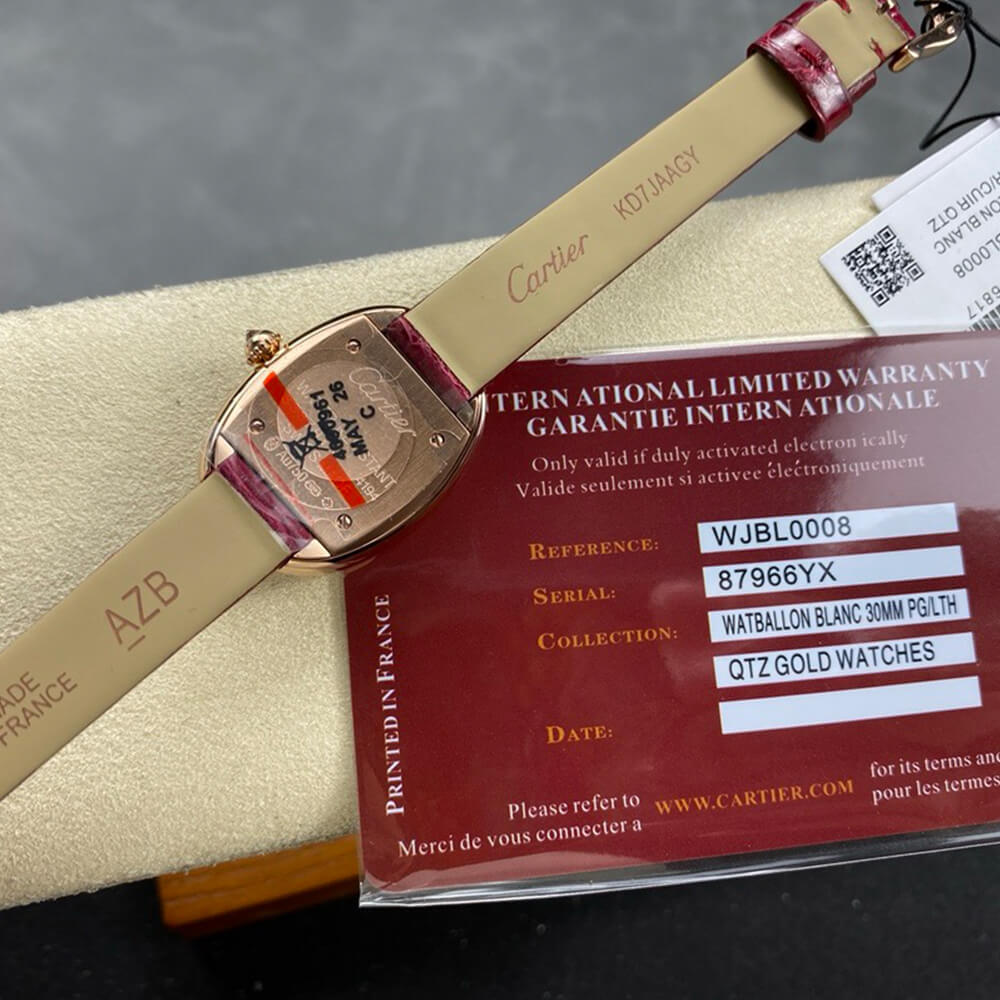 Cartier Small Baignoire watch - Replica Luxury Bags™