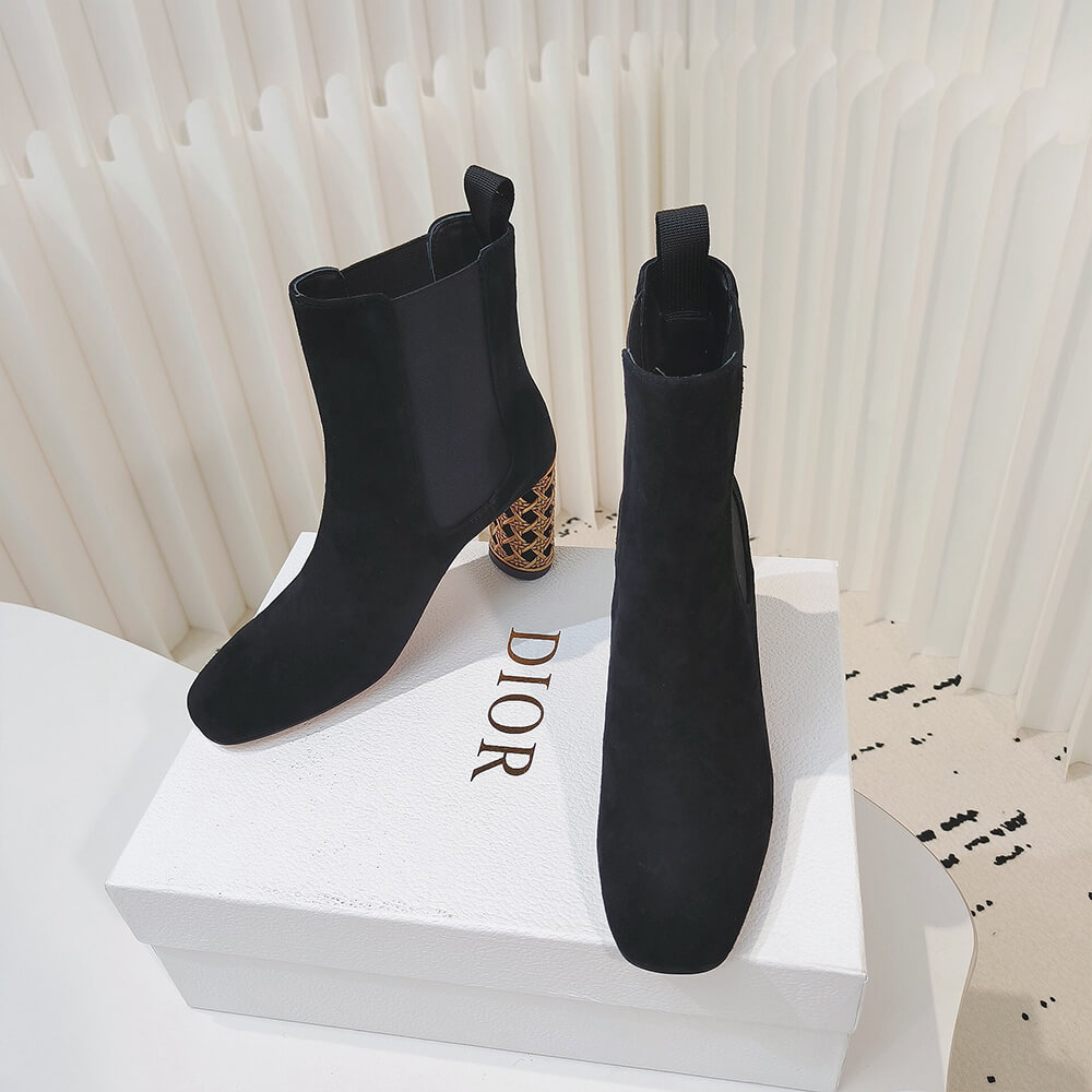 Dior Icon Heeled Ankle Boot Shoes - Replica Luxury Bags™