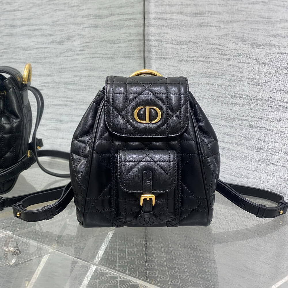 Small Dior Caro Backpack Bag - Replica Luxury Bags™