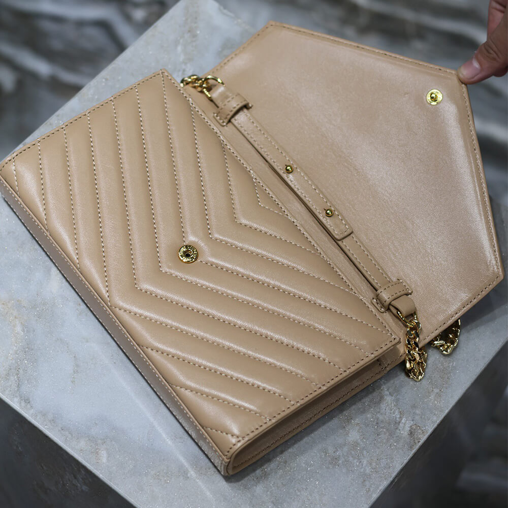 YSL Cassandre Chain Wallet Bag in Lambskin - Replica Luxury Bags™