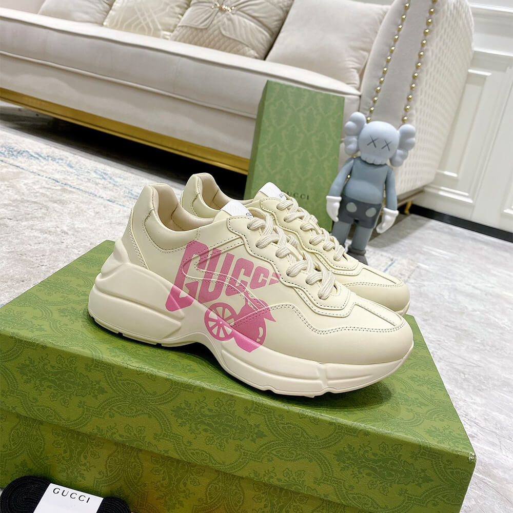 Rhyton Rhyton  Lemon Gucci Sneaker Shoes - Replica Luxury Bags™