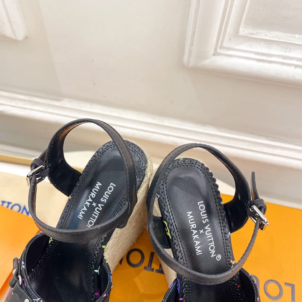 LV x TM Helios Wedge Sandal Shoes - Replica Luxury Bags™