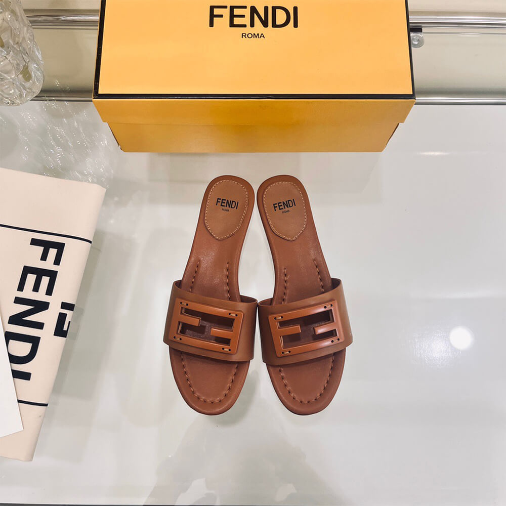 Fendi Baguette Slides Shoes - Replica Luxury Bags™