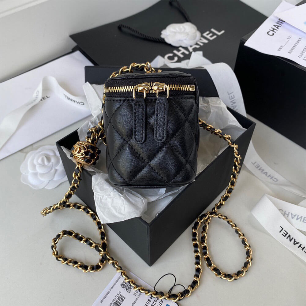 Chanel Small Vanity With Chain Bag - Replica Luxury Bags™