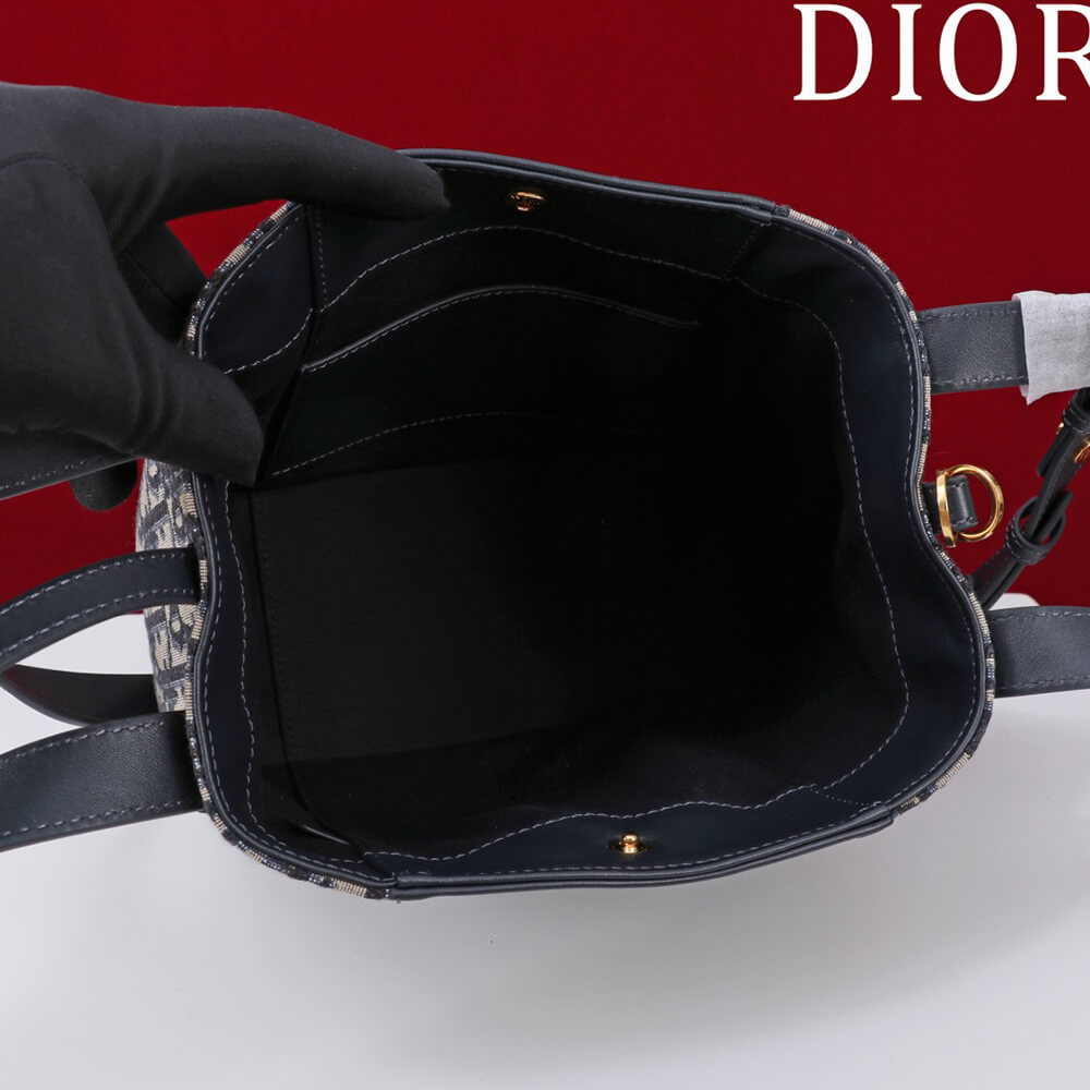 Dior Small Signature Bucket Bag - Replica Luxury Bags™