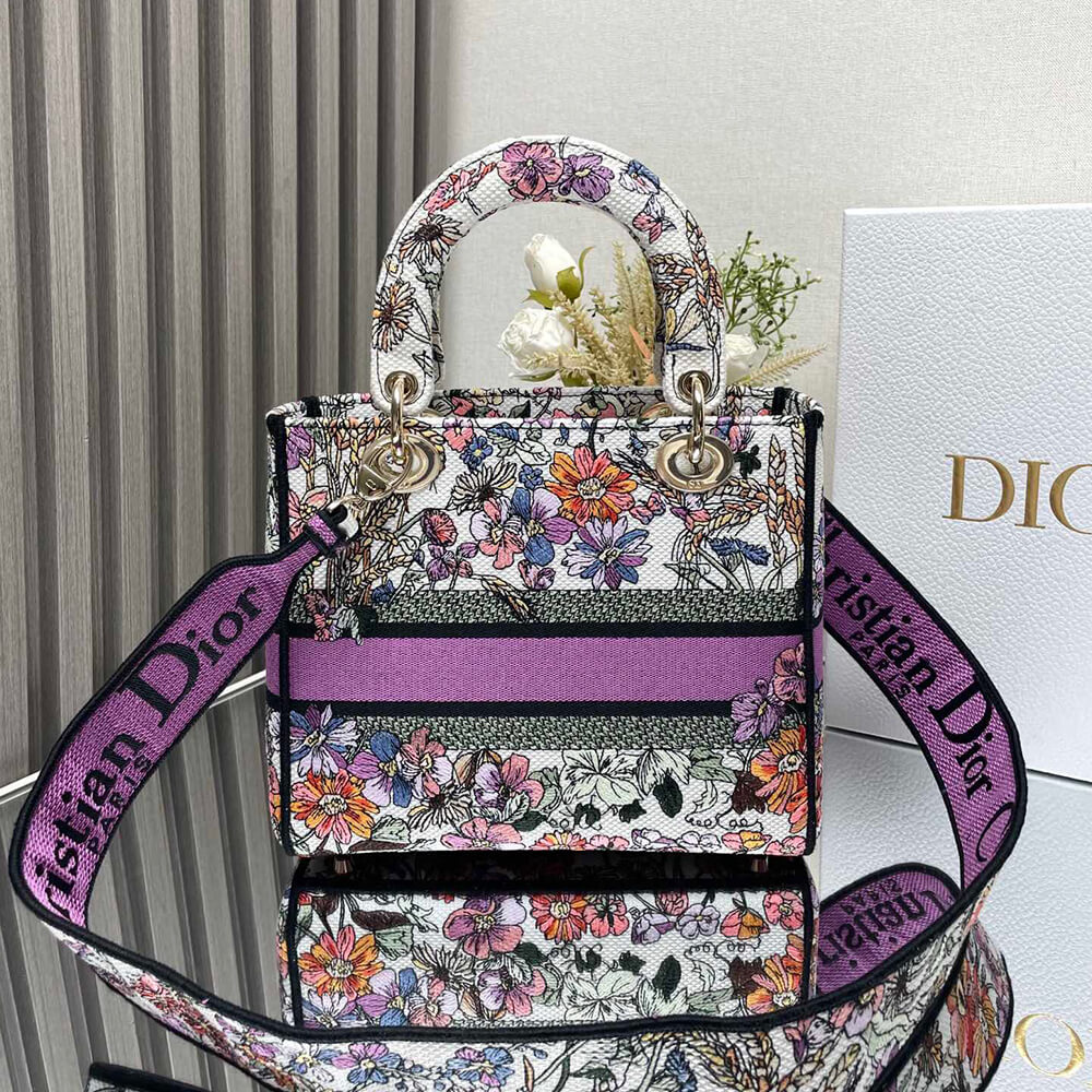 Dior Medium Dioriviera Lady D-Lite Bag - Replica Luxury Bags™