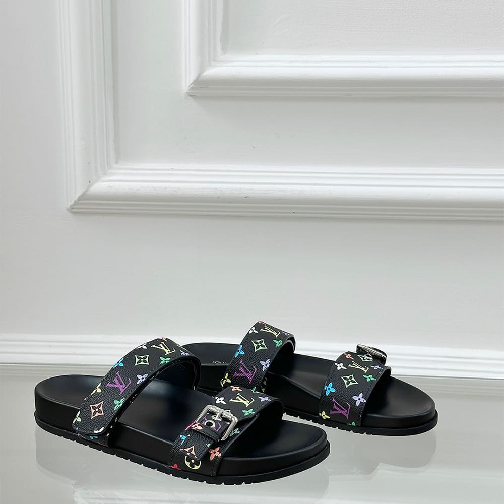 LV x TM Bom Dia Flat Comfort Mule Shoes - Replica Luxury Bags™