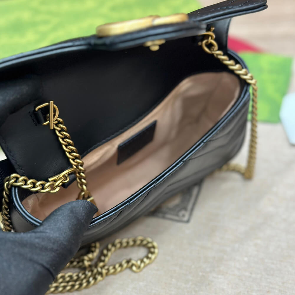 Gucci GG Marmont Matelasse Leather Super Mini Bag - Replica Luxury Bags™