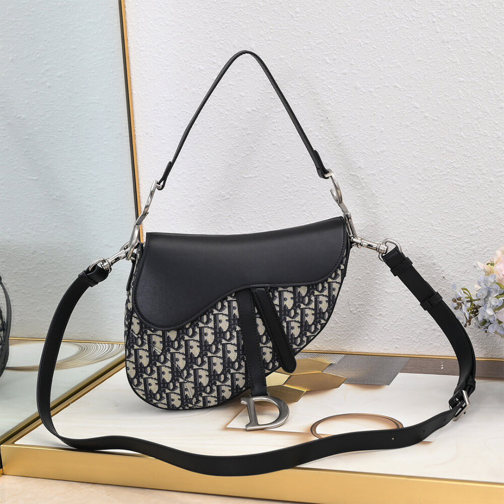 Dior Saddle Bag with Strap - Replica Luxury Bags™