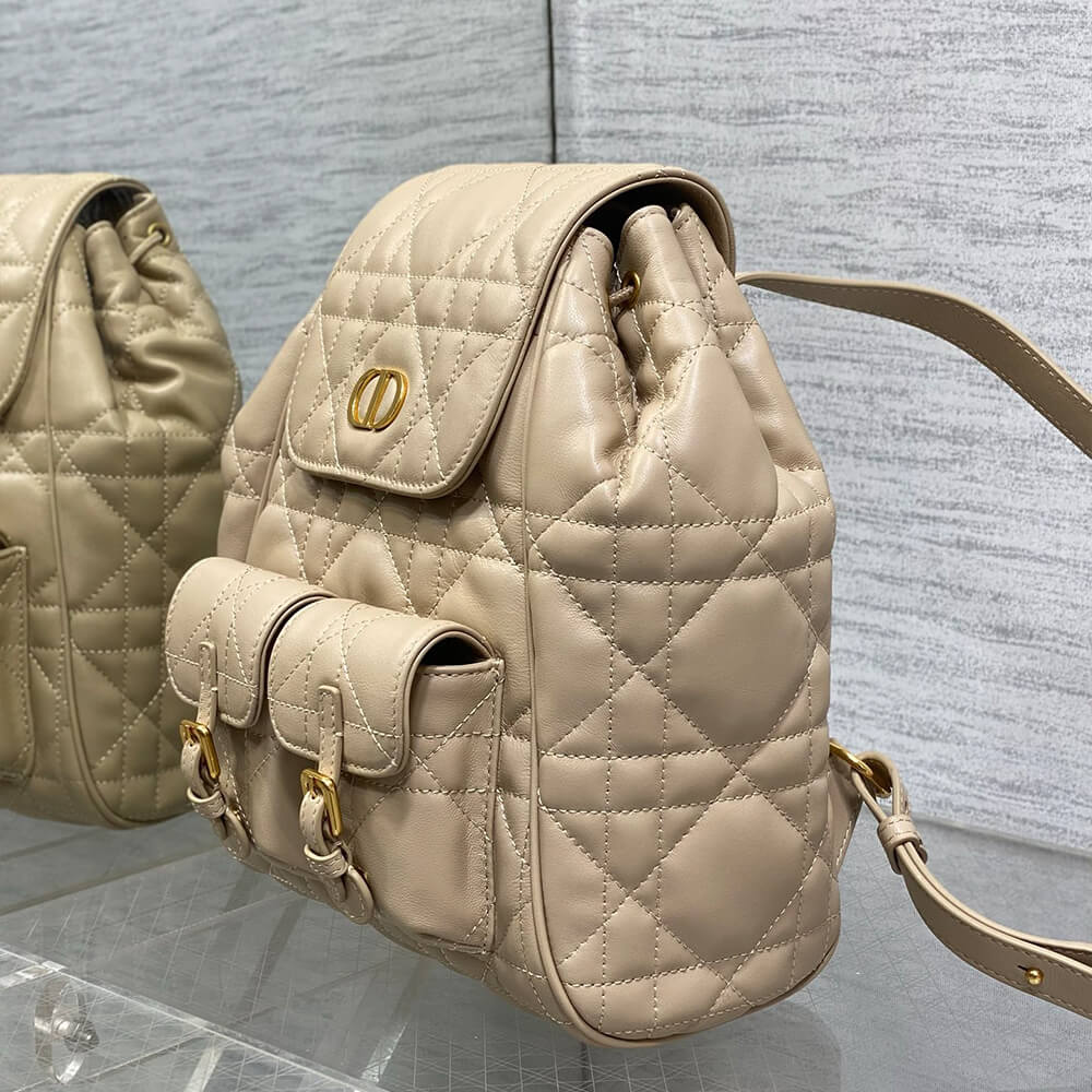 Medium Dior Caro Backpack Bag - Replica Luxury Bags™