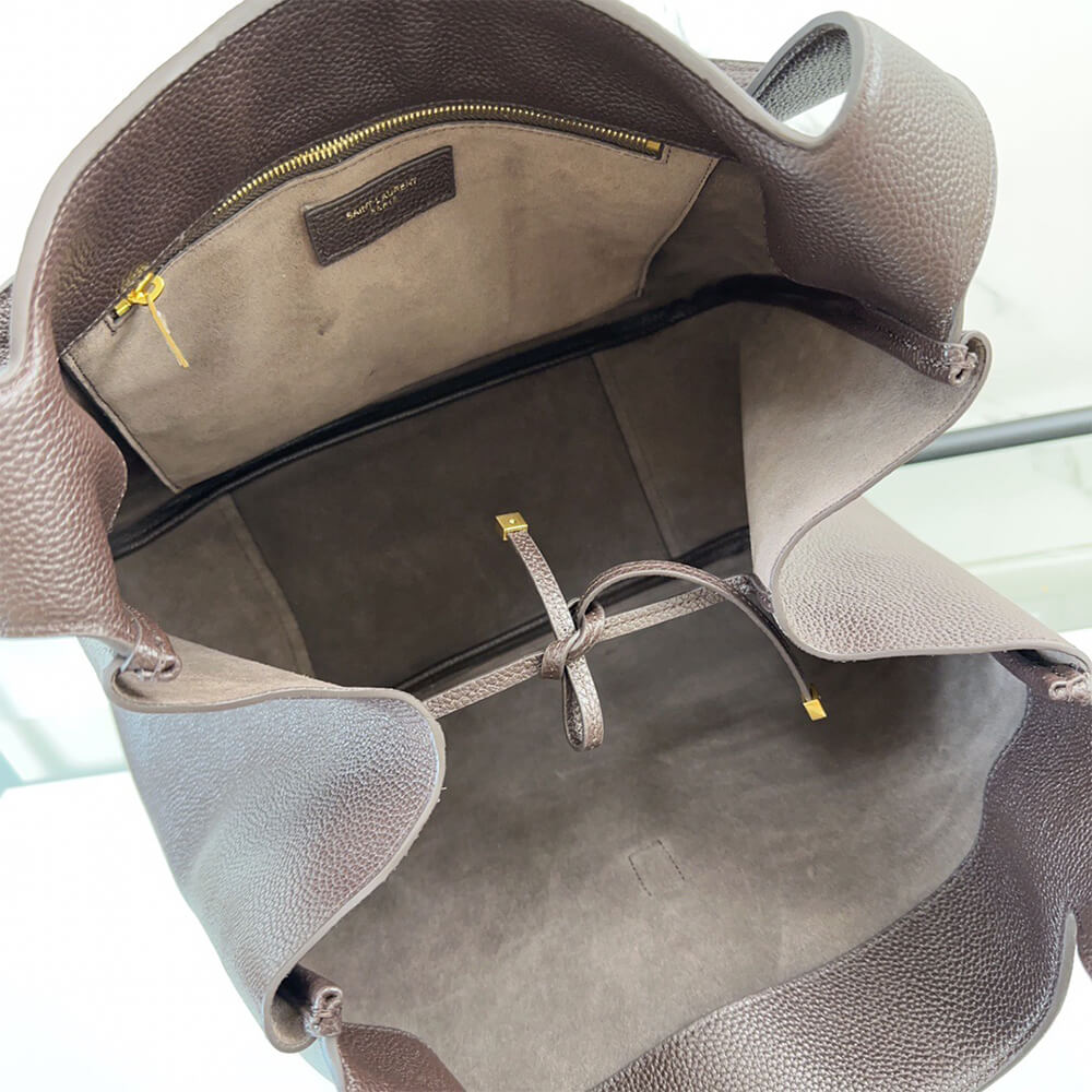 YSL LE 5 A 7 Bea Bag In Grained Leather - Replica Luxury Bags™