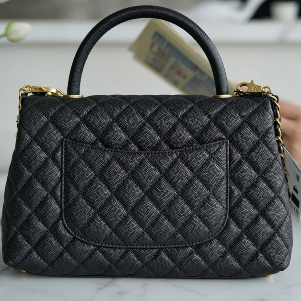 Chanel Large Flap Bag With Top Handle - Replica Luxury Bags™
