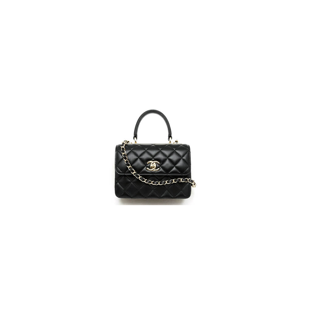 Chanel Mini Flap Bag with Top Handle - Replica Luxury Bags™