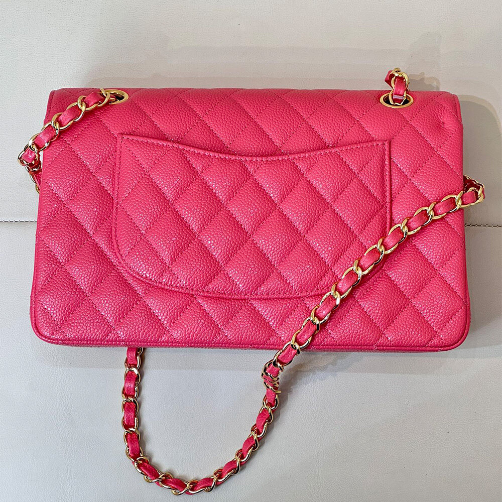 Chanel Classic 11.12 Handbag in Magenta - Replica Luxury Bags™