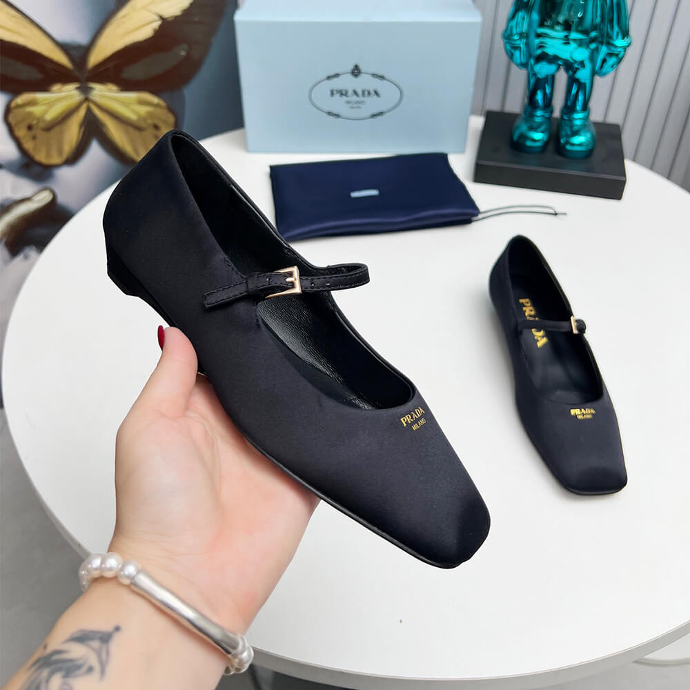 Prada Mary Jane Ballerinas Shoes - Replica Luxury Bags™