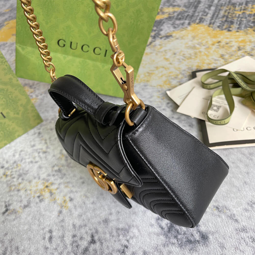 Gucci GG Marmont Mini Top Handle Bag - Replica Luxury Bags™
