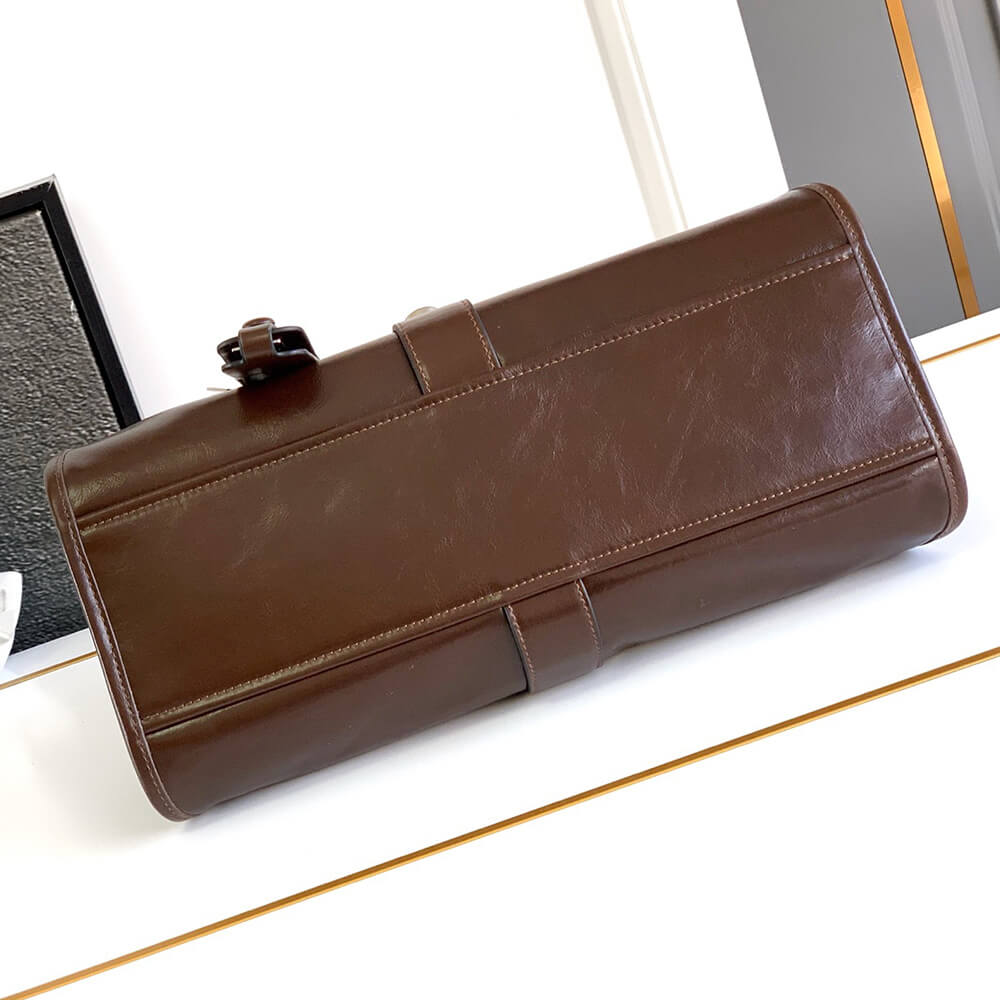 Prada Medium Leather Tote Bag - Replica Luxury Bags™