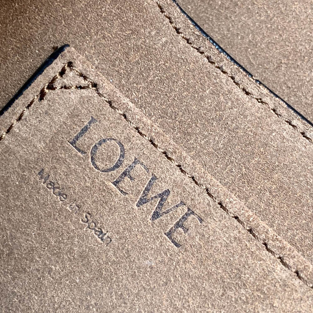 Loewe Small Gate bag in soft calfskin and jacquard - Replica Luxury Bags™
