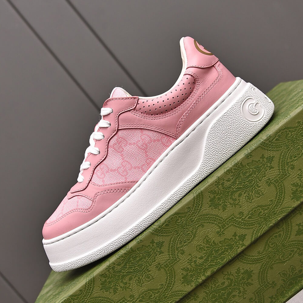 GUCCI Chunky B leather sneakers Shoes - Replica Luxury Bags™