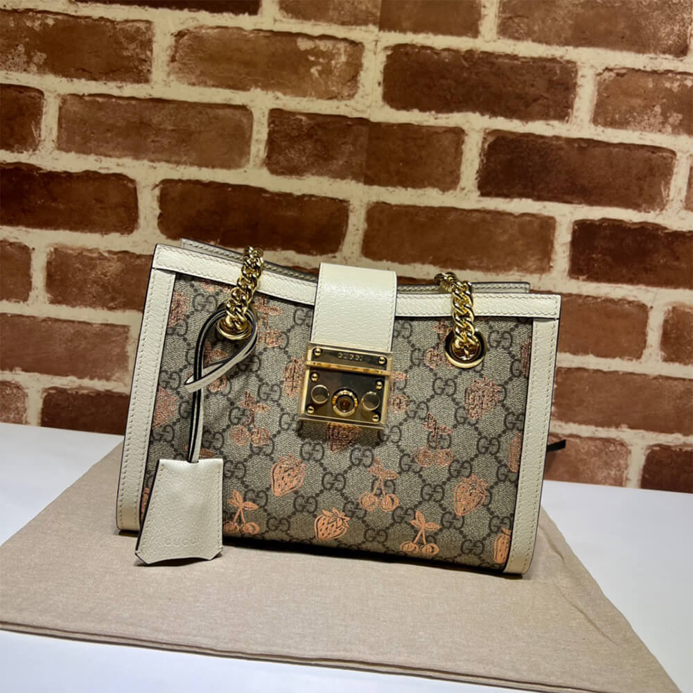 Gucci GG Padlock Small Berry Tote Bag - Replica Luxury Bags™