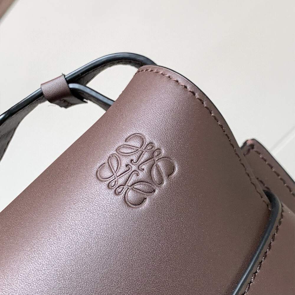 Loewe Small Gate Bag in Soft Calfskin and Jacquard - Replica Luxury Bags™